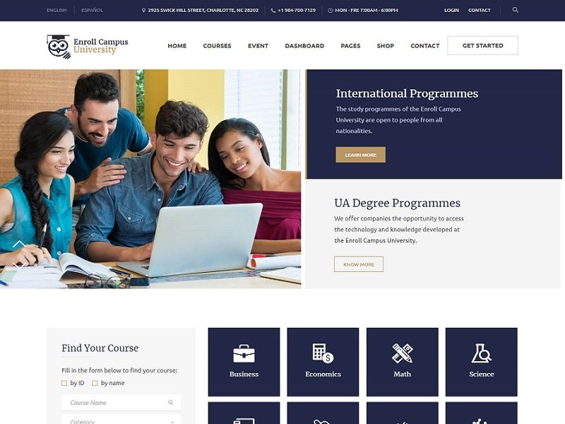 School website design in Bangladesn 